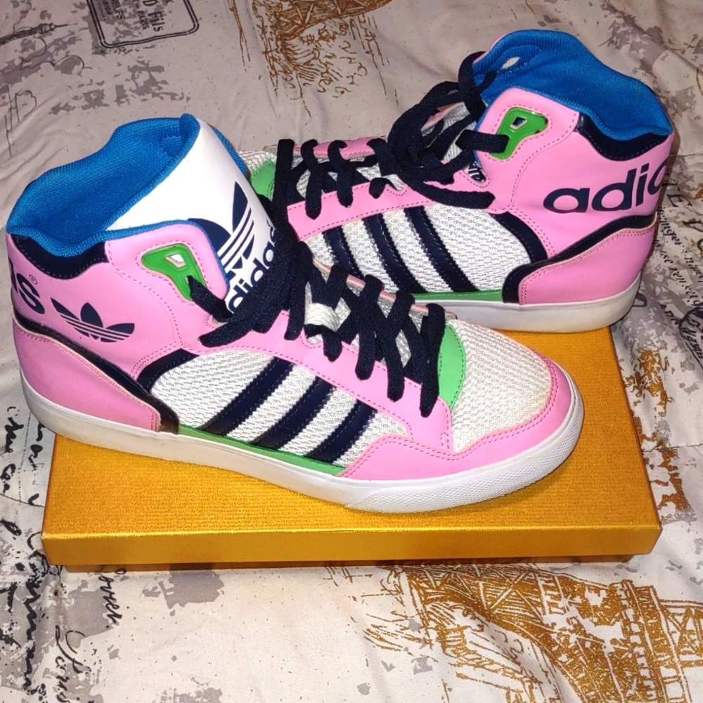 Super cool pink Adidas